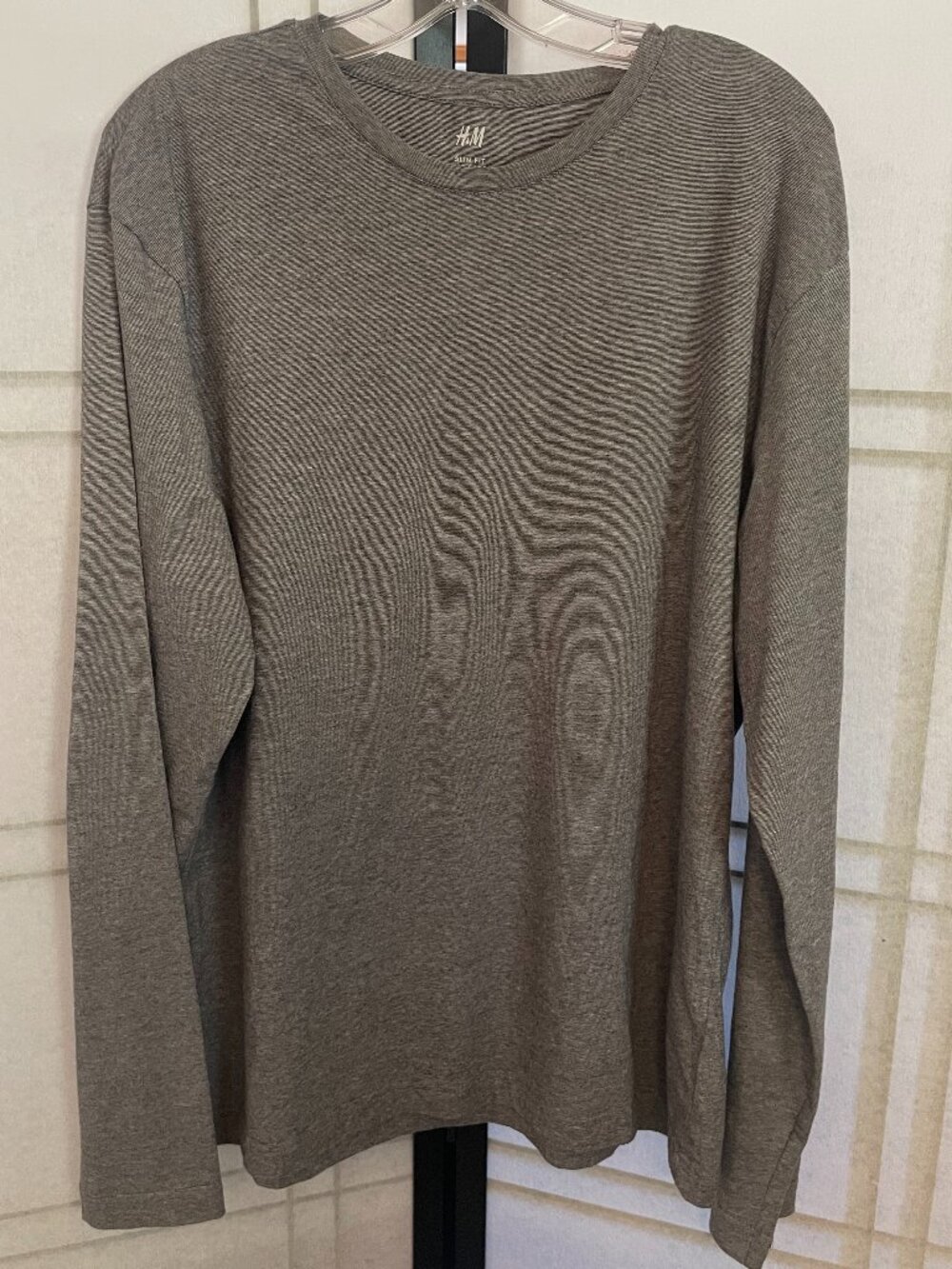 H&M Slim-fit Long Sleeve T-Shirt